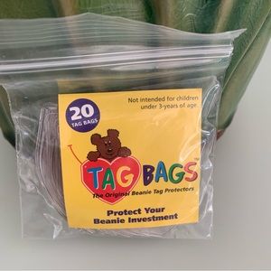 TY Beanie Babies Tag Protectors Set of 20